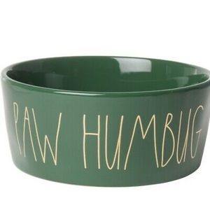 Rae Dunn “Paw Humbug” 8” Dog Bowl
